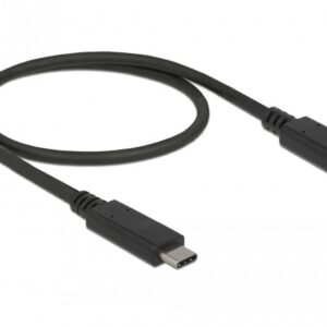 Cabo USB C Macho - USB C F?mea (50cm) - DELOCK