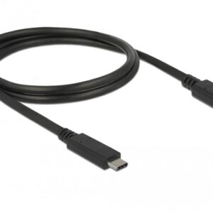 Cabo USB C Macho - USB C F?nea (1 metro) - DELOCK