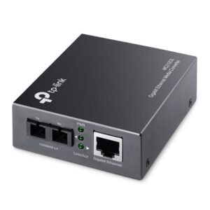 Conversor Tp-Link de RJ45 1000Mbps para 11000Mbps Fibra single-mode SC - Full-duplex até 15Km