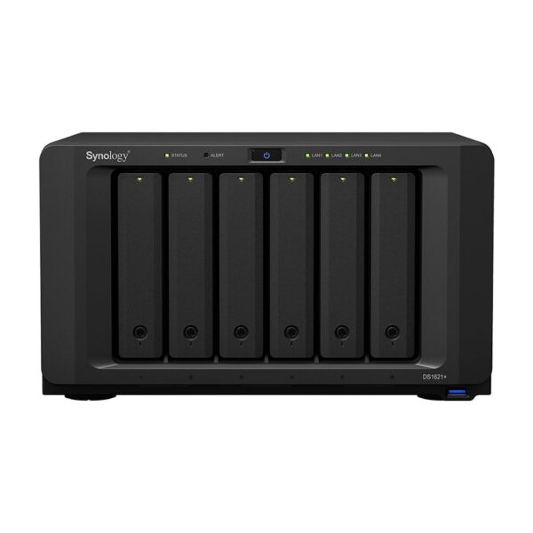 Synology DiskStation DS1621+ NAS 6Bay Disk Station até 108TB - Processador AMD