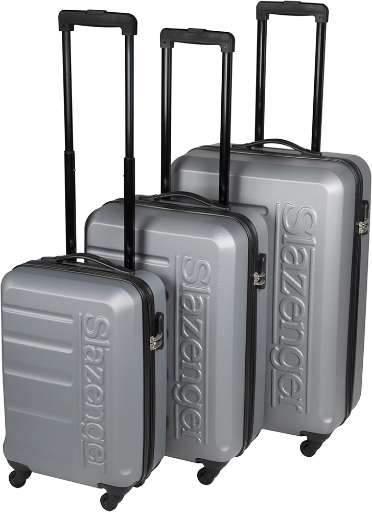 Pack 3x Malas 18/22/26 de Viagem (Cinzento) - SLAZENGER
