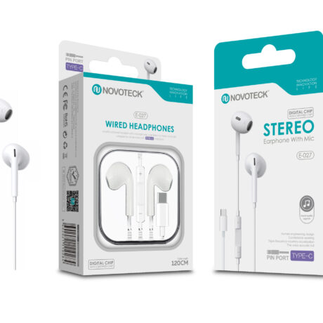 Auriculares Estéreo Conector TYPE-C All Compatible E-027
