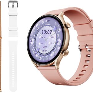Smartwatch IPS 1,46 X19 IP68 c/ 3 Braceletes (Rosa) - BLOW