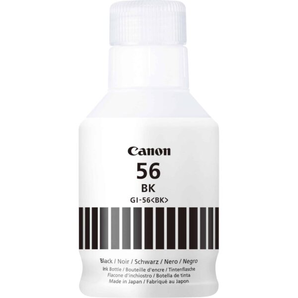 Tinteiro Original Canon GI-56BK Preto (Garrafa) - 6000 Pag