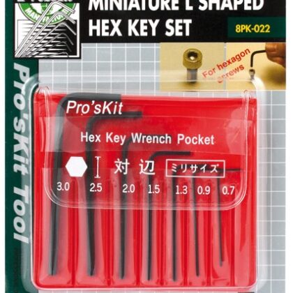 Kit de 7 Chaves Sextavadas Macho (Blister) - Proskit