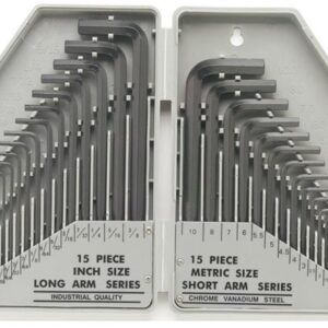 Kit de 30 Chaves Sextavadas Macho (Blister) - Toolland