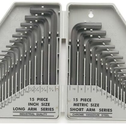 Kit de 30 Chaves Sextavadas Macho (Blister) - Toolland