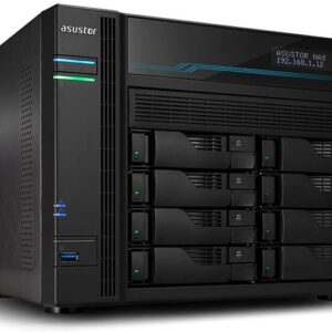NAS AS6510T C3538 Ethernet LAN Tower (Preto) - ASUSTOR