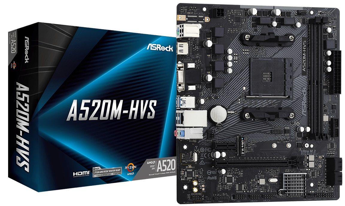 Motherboard Micro-ATX A520M-HVS - ASROCK