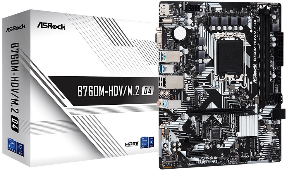 Motherboard Micro-ATX B760M-HDV/ M.2 D4 - ASROCK