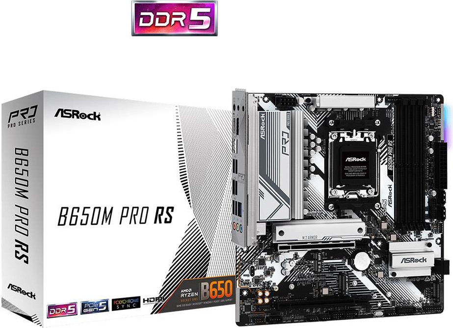 Motherboard Micro-ATX B650M Pro RS SktAM5 - ASROCK