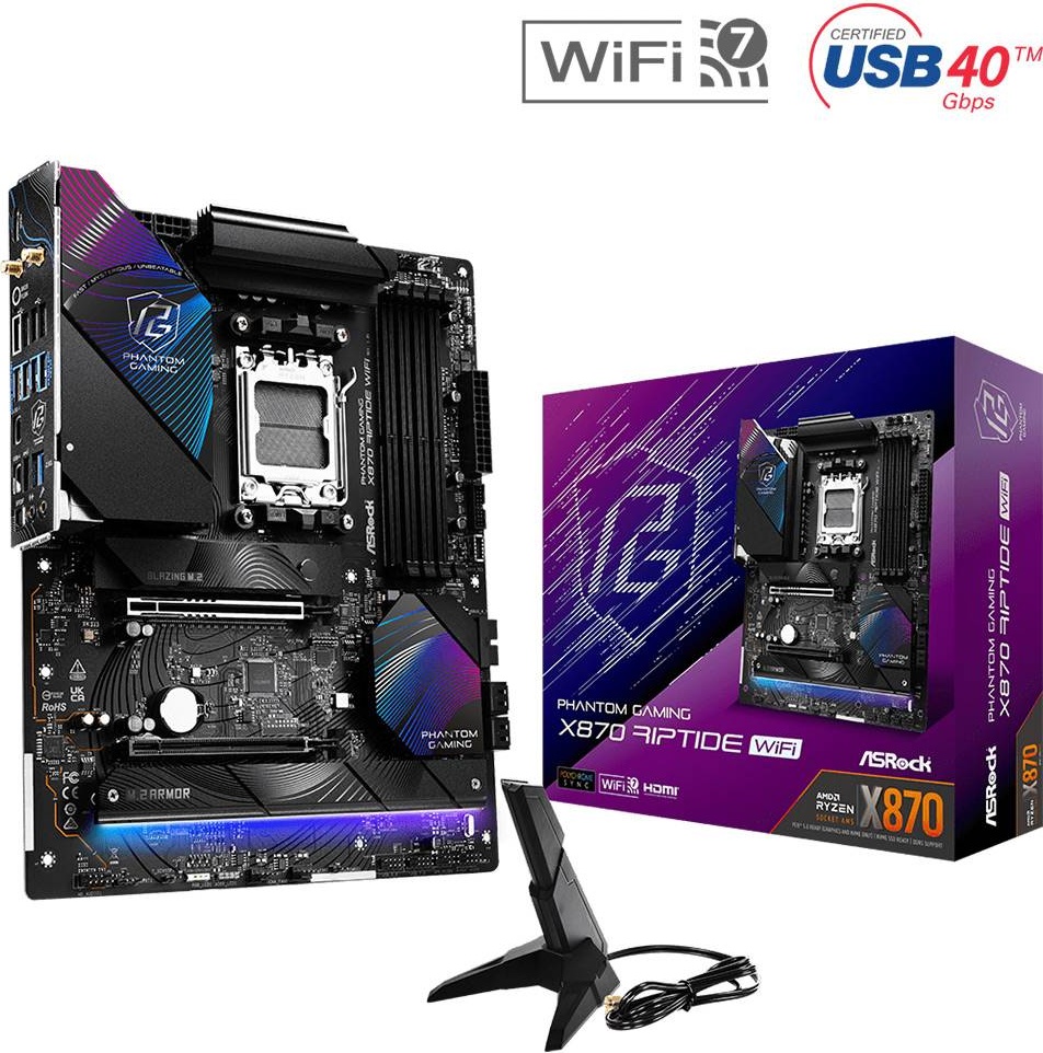 Motherboard ATX X870 Riptide WiFi SktAM5 - ASROCK