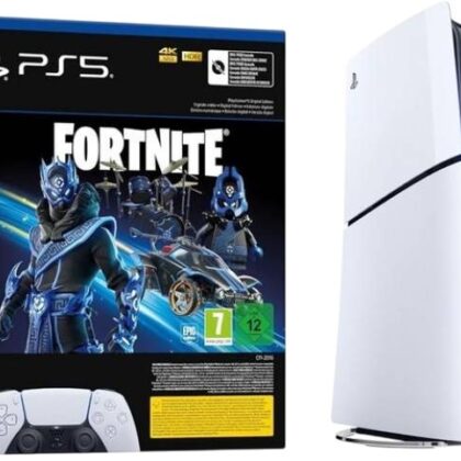 Consola PLAYSTATION PS5 Slim + Jogo Fortnite 825GB (Edição Digital) - SONY