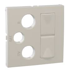 Centro p/ Tomada Mista R+TV+SAT+2x RJ45 Branco Série LOGUS90 - EFAPEL