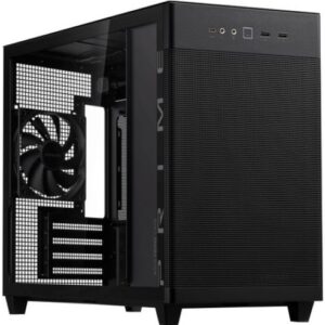 Caixa Micro-ATX Prime AP201 TG Vidro Temperado (Preto) - ASUS
