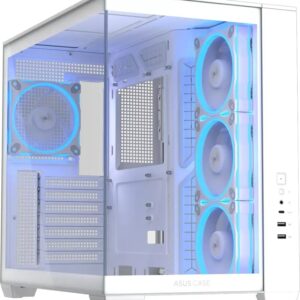 Caixa ATX A32 Plus Tempered Glass ARGB (Branco) - ASUS