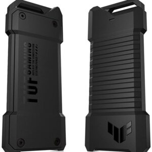 Caixa p/ Disco TUF Gaming ESD-T1A USB-C 3.2 Gen2 NVMe/SATA SSD (Preto) - ASUS