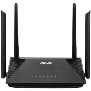 Router RT-AX53U AX1800 Dual-Band Wi-Fi 6 Gigabit (Preto) - ASUS