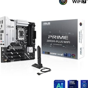 Motherboard Micro-ATX Prime Z890M-Plus WiFi Skt1851 - ASUS
