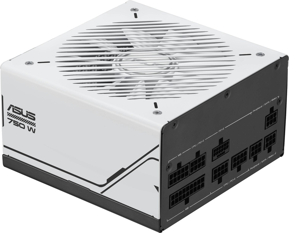 Fonte de Alimentação ATX Prime 750W Gold ATX 3.1/PCIe 5.1 80 Plus Gold Full Modular Branca - ASUS