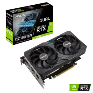 Placa Gr?fica Asus Dual GeForce RTX 3060 12GB GDDR6 OC - ASUS