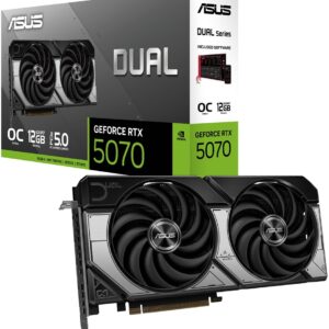 Placa Gráfica NVIDIA GeForce RTX 5070 Blackwell Dual OC 12GB GDDR7 DLSS4 - ASUS