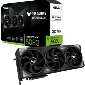 Placa Gráfica GeForce RTX 5080 TUF Gaming OC 16GB GDDR7 DLSS4 - ASUS