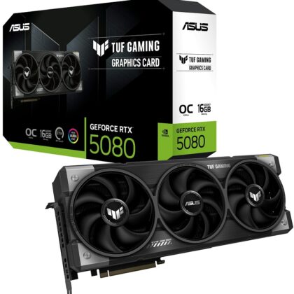 Placa Gráfica GeForce RTX 5080 TUF Gaming OC 16GB GDDR7 DLSS4 - ASUS