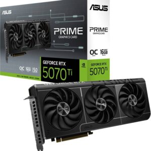 Placa Gr?fica NVIDIA GeForce RTX 5070 Ti Blackwell Prime OC 16GB GDDR7 DLSS4 - ASUS