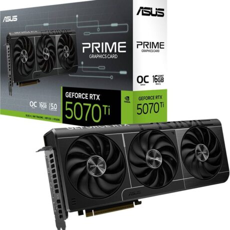 Placa Gr?fica NVIDIA GeForce RTX 5070 Ti Blackwell Prime OC 16GB GDDR7 DLSS4 - ASUS