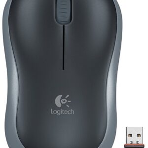 Rato Óptico 1000 DPI USB s/ Fios Cinza/Preto (M185) - LOGITECH
