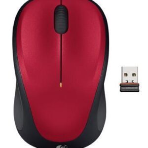 Rato Óptico s/ Fios Wireless (Preto/Vermelho) - Logitech M235 RF