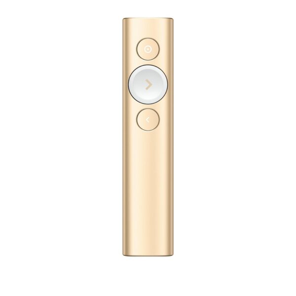 Comando de Apresentação Spotlight Bluetooth/RF Dourado - LOGITECH