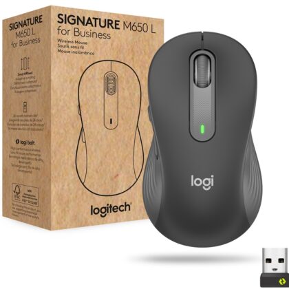 Rato Óptico Signature M650 Business Wireless/Bluetooth 4000DPI Graphite - LOGITECH