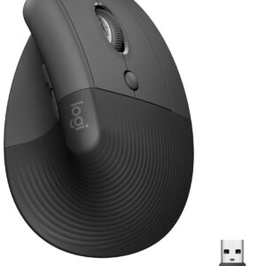 Rato Laser Lift Vertical Ergonomic Wireless/Bluetooth 4000DPI (Graphite) - LOGITECH