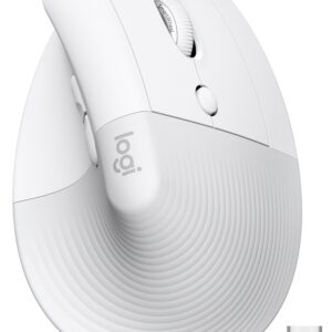 Rato Laser Lift Vertical Ergonomic Wireless/Bluetooth 4000DPI (Branco) - LOGITECH