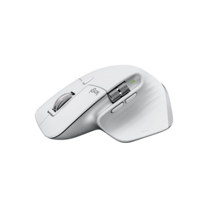 Rato Bluetooth Ergonómico Logitech MX Master 3S Bateria recarregável 8000 Dpi Cinza Claro