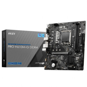 Motherboard Micro-ATX PRO H610M-G DDR4 - MSI