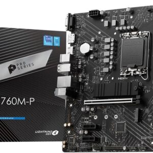 Motherboard Micro-ATX Pro B760M-P DDR4 Intel B760 LGA 1700 - MSI