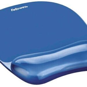 Tapete p/ Rato c/ Apoio Pulso Gel (Azul) - FELLOWES