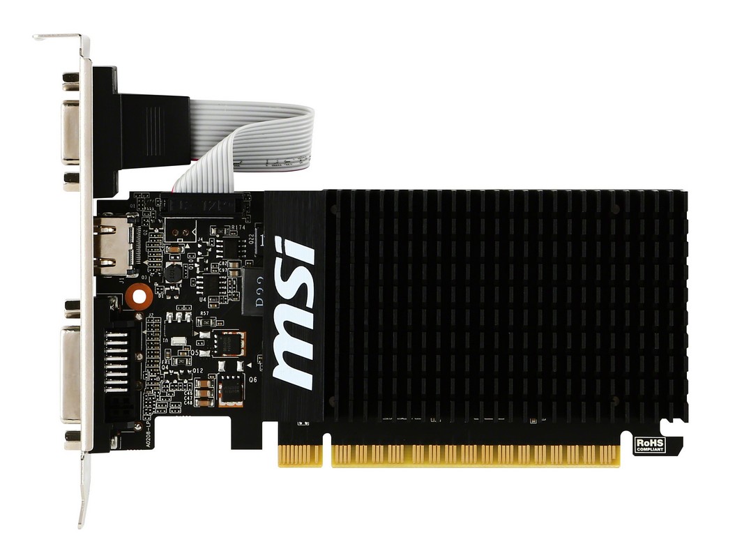 Placa Gráfica Geforce GT 710 2GB DDR3 - MSI