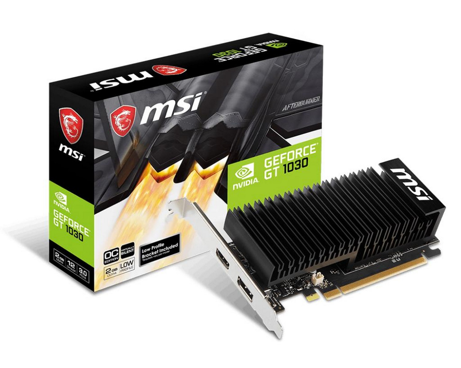 Placa Gráfica GT 1030 2GB GDDR4 OC - MSI