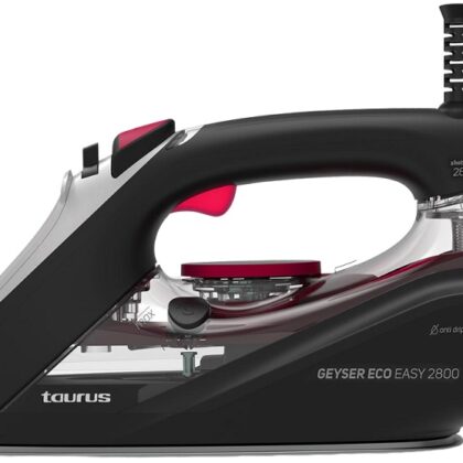 Ferro de Engomar a Vapor Geyser Eco Easy 2800 2800W (Preto) - TAURUS