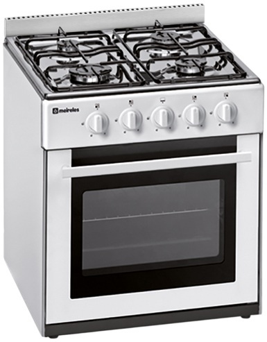 Fogão a Gás Butano/Propano 4 Zonas N 500 W ST 55L (Branco) - MEIRELES