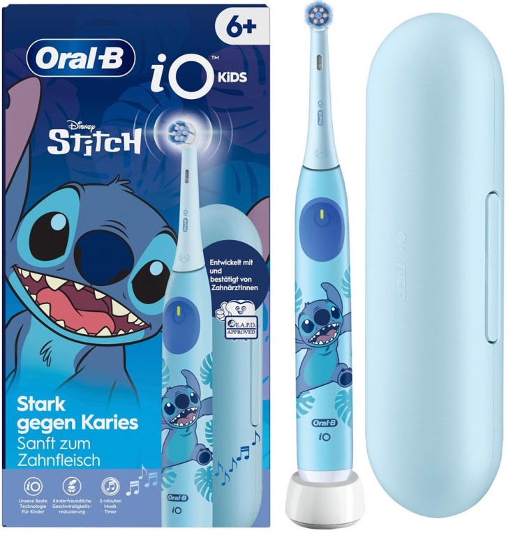 Escova de Dentes Elétrica iO Kids Stitch (Azul) - ORAL-B