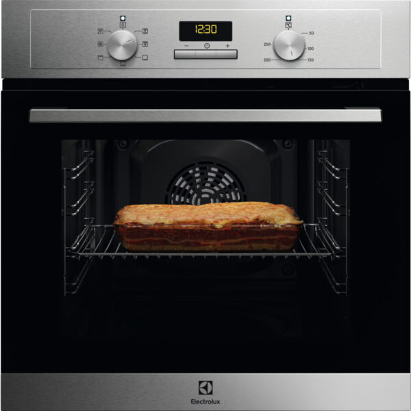 Forno de Encastre Serie 300 EOH3H00BX Traditional Aqua Clean 65L (Preto/Aço inoxidável) - ELECTROLUX