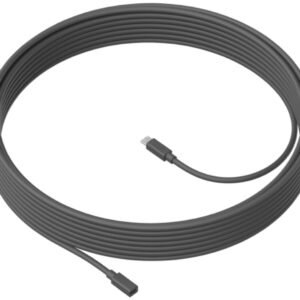 Cabo de Extens?o p/ Microfone MeetUp Grafite (10m) - LOGITECH