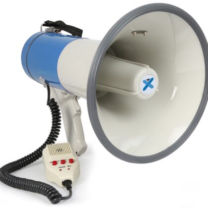 Megafone 60W com MP3/USB/SD/AUX + Sirene, Microfone (MEG060) - VONYX