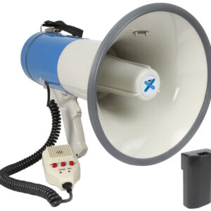 Megafone ABS 65W com MP3/USB/SD/AUX + Sirene, Gravação (MEG065) - VONYX