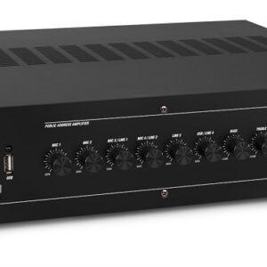 Amplificador 60W RMS (100V) 6 Canais c/ MP3/USB/BLUETOOTH (PRM60) - POWER DYNAMICS